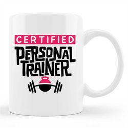 personal trainer mug, workout mug, gym trainer mug, fitness coach, gift for trainer, fitness trainer, personal trainer c
