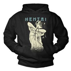 anime gifts for men hoodie manga sweatshirt sweater comic nerd shirt hooded black s-xxxxl