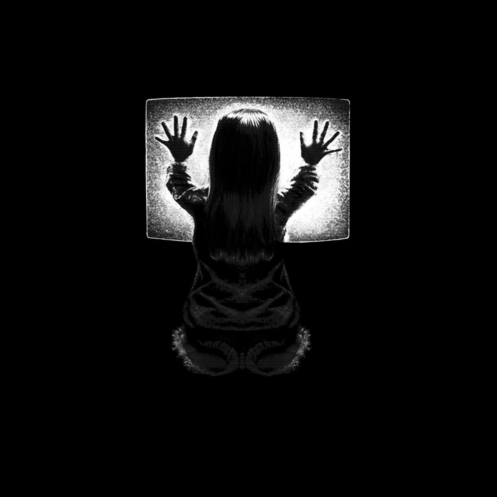 Cool horror HALLOWEEN T-Shirt for Men with Poltergeist movie print Black Halloween Costume S-XXXXXL - 2.jpg