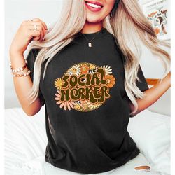 social worker wildflower shirt, social work month, advocate support empower, student graduation, school social worker,ms