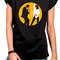 Cool ladies T-shirt with print, Mia & Vincent dancing, pulp, loose fit, large sizes, black, size XS to 5XL - 1.jpg