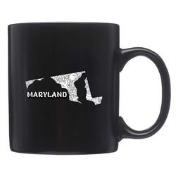 cute maryland mug, cute maryland gift, maryland state, maryland pride, md mug, md gift, maryland mugs, maryland coffee,