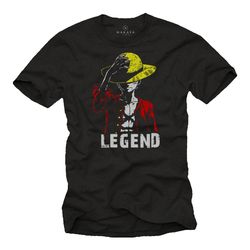 ruffy t-shirt - legendary nerd shirts - funny gifts for men black s-xxxxxl
