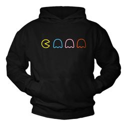 vintage gamer hoodie retro graphic desing hooded sweatshirt black size man s-xxxxl