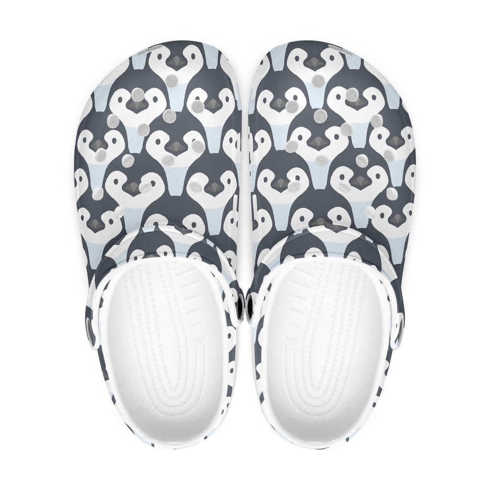 Unisex Penguin Crocs Slippers, Funny Pattern Clogs Shoes, Beach Slippers Animal Print, Funny Gifts Adults.jpg