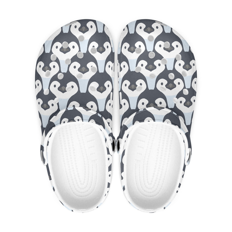 Unisex Penguin Crocs Slippers, Funny Pattern Clogs Shoes, Beach Slippers Animal Print, Funny Gifts Adults.jpg