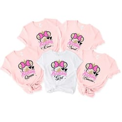 disney birthday girl shirt, disney birthday princess shirt, disney birthday queen shirt, disney birthday crew shirt, dis