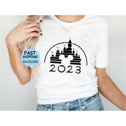 disney castle family 2023 tee, disney vacation shirt, disney castle 2023, disney mickey and minnie tee, disney trip tee,