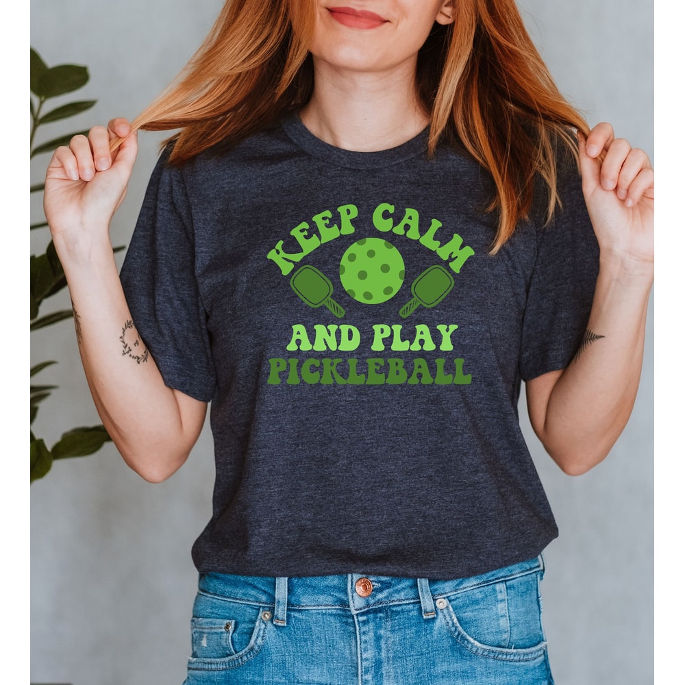 Keep Calm And Play Pickleball Shirt, Pickleball Shirt, Sports Graphic Tees, Pickleball Gifts, Sport Shirt, Pickleball Shirt for Women - 3.jpg