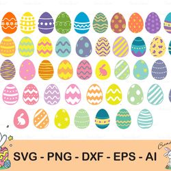 easter eggs easter bunny svg – easter bunnies svg – rabbit easter svg – easter egg svg – three bunnies svg – eps png dxf