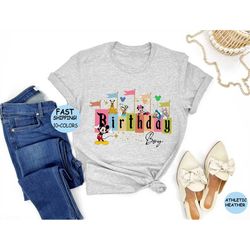 disney birthday shirt, disney birthday boy tee, disney family birthday shirt, mickey and friends birthday boy tee, disne