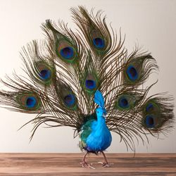 Feathered Artificial Peacock