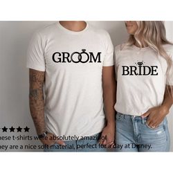 bride and groom shirt, wedding shirt, honeymoon shirts, newly married tee, matching couples tee, bride groom set giftt,