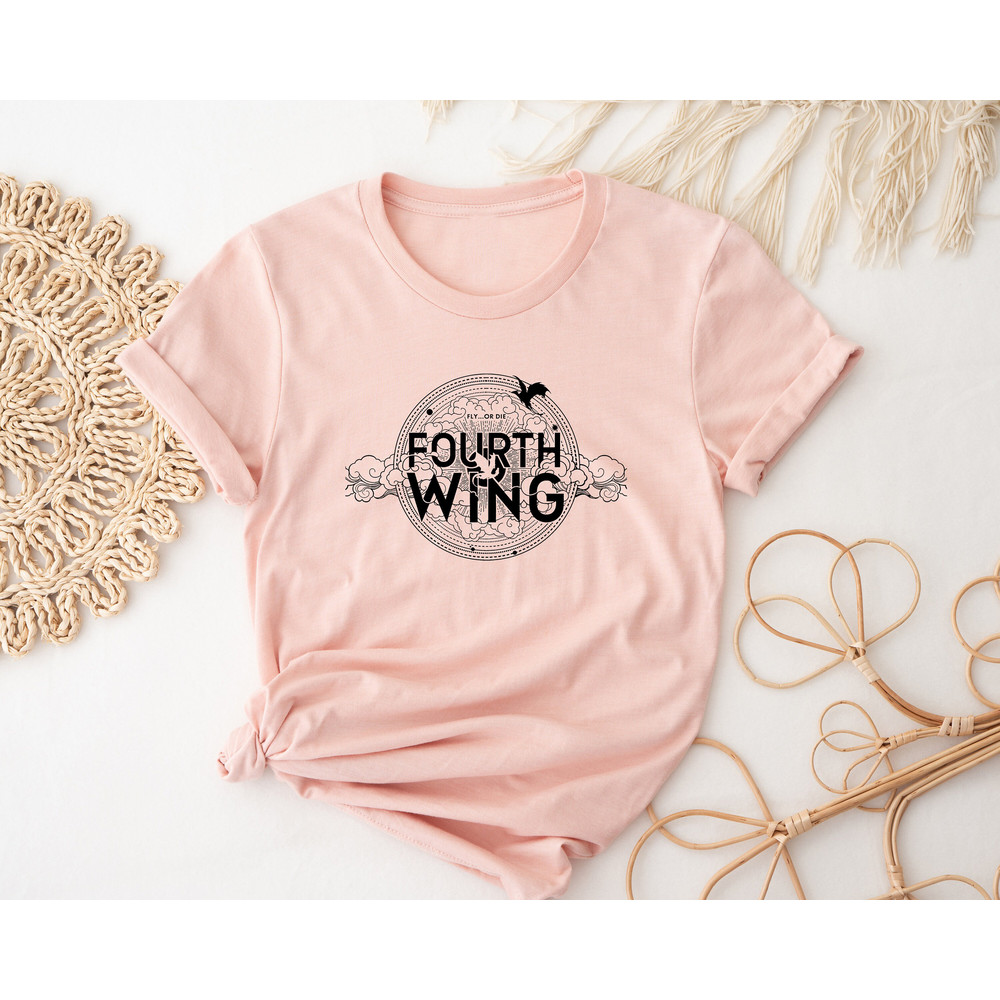 Fourth Wing Shirt, Rebecca Yoros Tee, Violet Sorrengail, Xaden Ridorson, Dragon Shirt, Romantasy Fantasy, Dragon Bookish, Gift for Readers - 2.jpg
