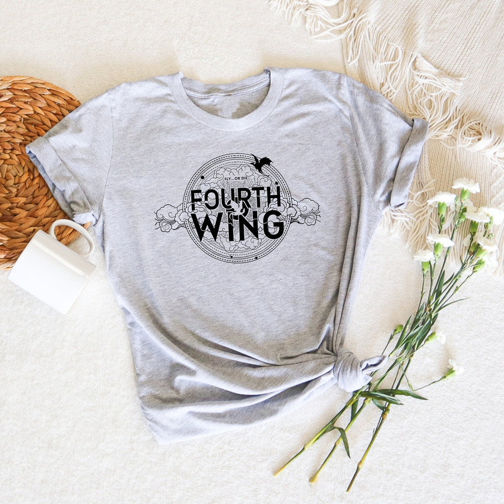 Fourth Wing Shirt, Rebecca Yoros Tee, Violet Sorrengail, Xaden Ridorson, Dragon Shirt, Romantasy Fantasy, Dragon Bookish, Gift for Readers - 3.jpg