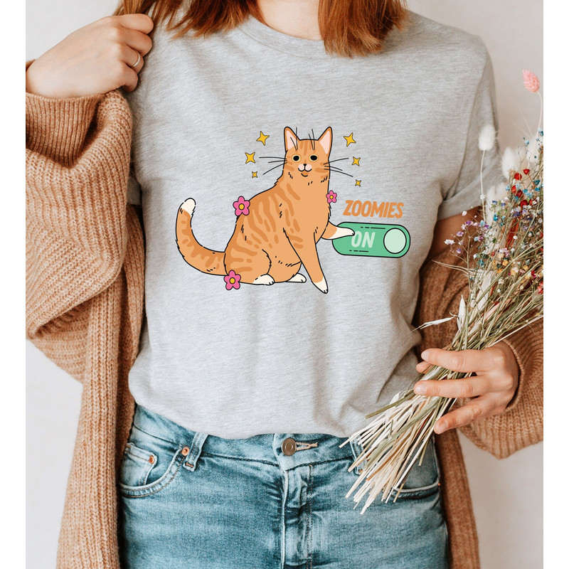 Funny Orange Cat Shirt, Cat Gifts, Funny Cat Gift, Cat Lover Shirt, Cat Zoomies Tee, Funny Tee, Cat Lover Gifts, Gifts for Orange Cat - 2.jpg