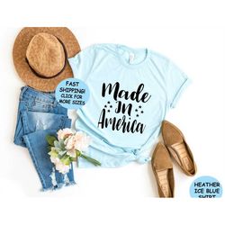 made in america shirt, 4th of july shirt, usa memorial day shirt, independence day tee, america tee, usa flag shirt, vin