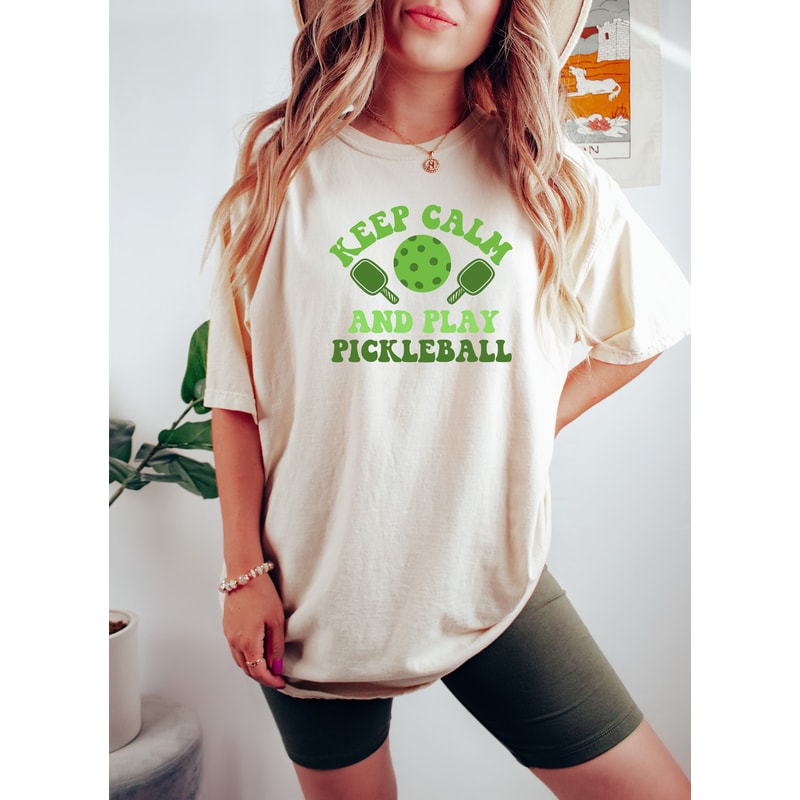 Keep Calm And Play Pickleball Shirt, Pickleball Shirt, Sports Graphic Tees, Pickleball Gifts, Sport Shirt, Pickleball Shirt for Women - 2.jpg