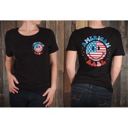 american babe shirt, retro america shirt, retro usa shirt, 4th of july tee, womens 4th of july shirt, america patriotic