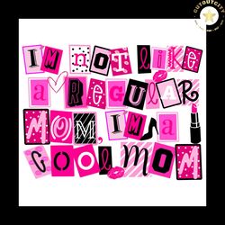 i am a cool mom svg, mother's day svg, retro mother's day svg, pink svg