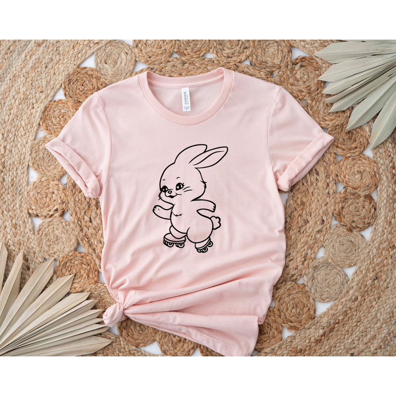 Rolling Skate Rabbit Gift,NewJeans Kpop,NewJeans Logo Sweatshirt,New Jeans Shirt,New Jeans Tshirt,NewJeans Gifts,Kpop Tee,Music Lover Shirts - 2.jpg