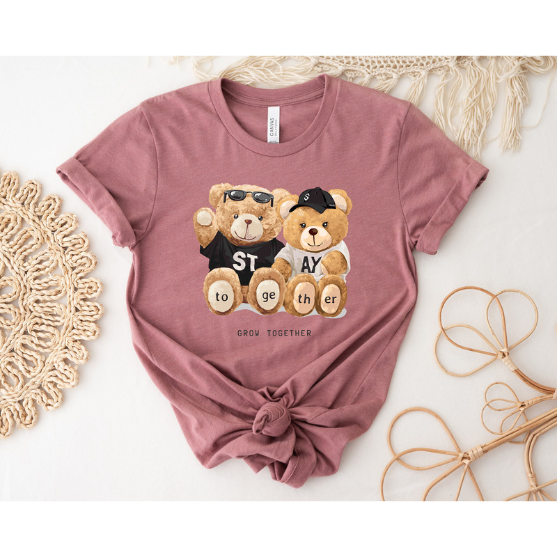 Stay Together Grow Together,Bear Family Shirt,Teddy Bear Family Matching Shirt,Teddy Bear Sweatshirt,Stylish Bear Shirt,Unisex Cute Bear Tee - 2.jpg