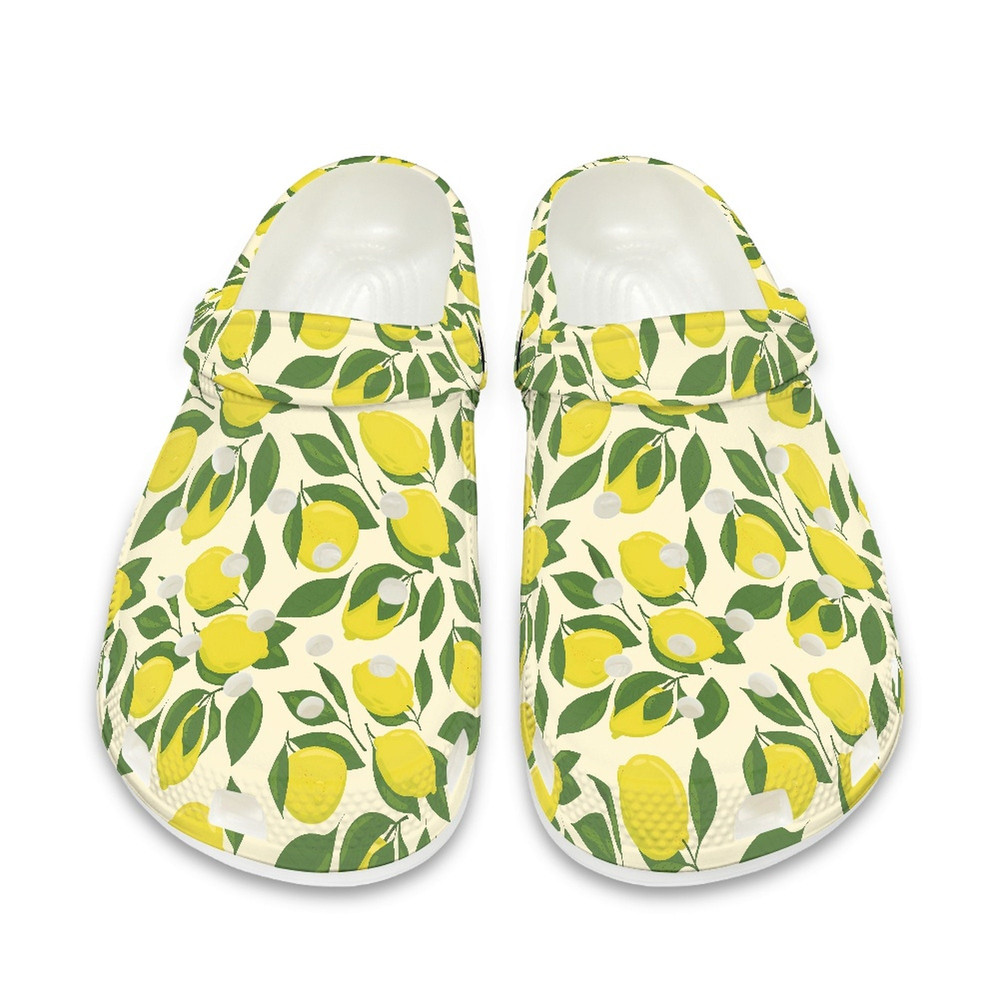 Lemon Crocs Shoes , Yellow Lemon Slippers , Personalized Name Shoes , Lemon Lover Gift Ideas , EU Size 36-48-1.jpg