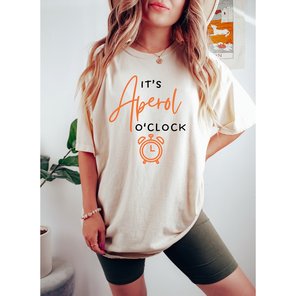 It's Aperol O'Clock,Holy Aperoli Sweatshirts,Cool Bartender Shirts,Gift For Her,Vintage Comfort Aperol Tshirt,Cute Alcohol Shirt Sweatshirts - 1.jpg