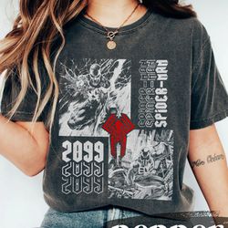 comfort colors spider-man 2099 retro shirt, vintage spiderman tee, spider-man across the spider-verse shirt, spidey 2099