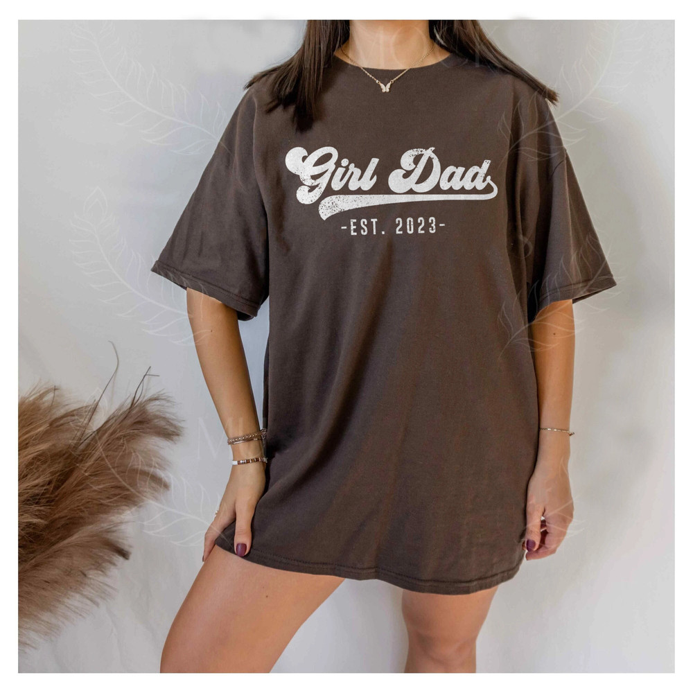 Girl Dad Est Shirt, Boy Dad Est Shirt, Fathers Day Gift for Dad of Girls, Funny Gift for Dad from Daughter, New Dad Gift, Father's Day Shirt - 1.jpg