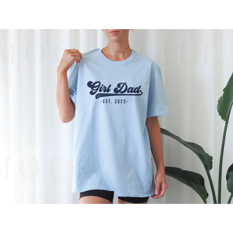Girl Dad Est Shirt, Boy Dad Est Shirt, Fathers Day Gift for Dad of Girls, Funny Gift for Dad from Daughter, New Dad Gift, Father's Day Shirt - 2.jpg
