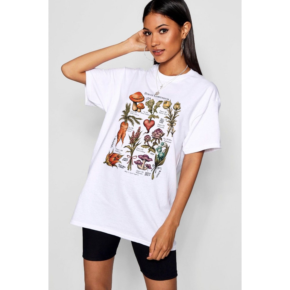 Hyrule Flora Shirt, Breath of the Wild Hylia tee, Plant Lover Sweatshirt, Zelda Korok Shirt, Tears of the kingdom, Zelda gifts, Zelda plants - 5.jpg