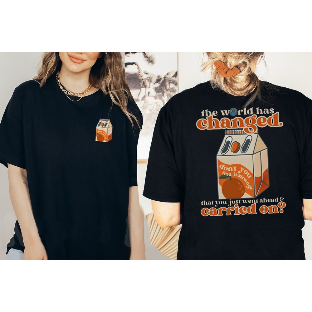 Orange Juice shirt, Vintage Stick Season Summer Tour 2023 Tshirt, Sticky Season tour Shirt, The View Between Villages Tshirt, Folk Pop Music - 1.jpg