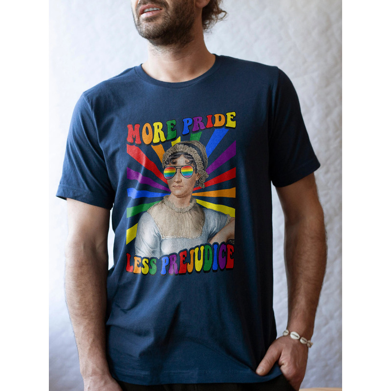 More Pride Less Prejudice Lgbt Shirt, Jane Austen Shirt, Say Gay Shirt, Pride Rainbow Tee LGBTQ Shirt, Pride Month Shirt, Lesbian LGBT Pride - 5.jpg