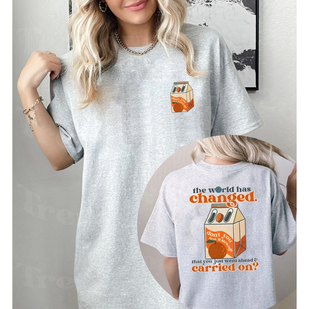 Orange Juice shirt, Vintage Stick Season Summer Tour 2023 Tshirt, Sticky Season tour Shirt, The View Between Villages Tshirt, Folk Pop Music - 4.jpg