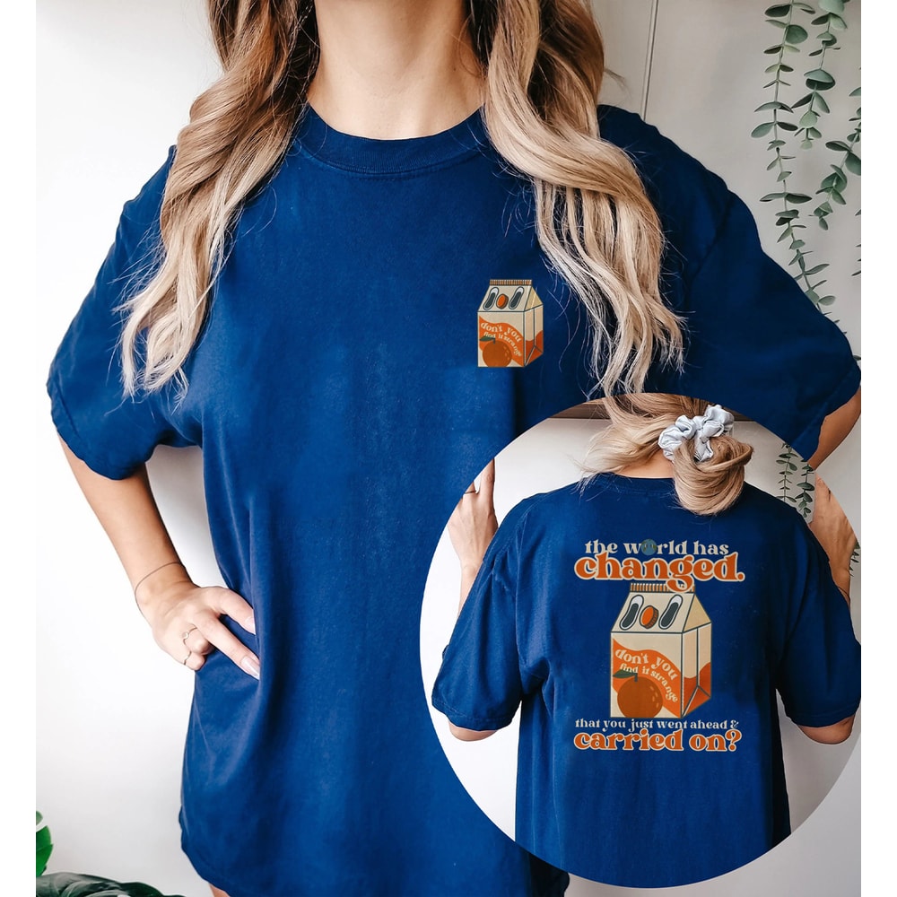 Orange Juice shirt, Vintage Stick Season Summer Tour 2023 Tshirt, Sticky Season tour Shirt, The View Between Villages Tshirt, Folk Pop Music - 5.jpg