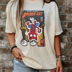 spider cat tshirt, spider man across the spider verse shirt, spider verse team shirt, marvel shirt, spiderman shirt, gif