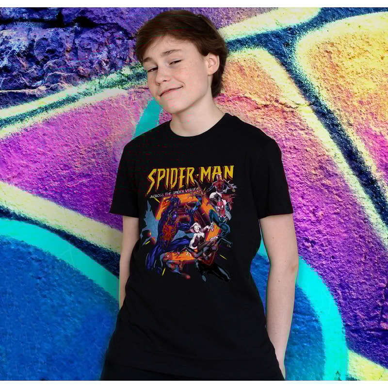 Spider-Man Shirt, Spider Man Across The Spider Verse Youth Tshit, Spider Punk Shirt, Spider Cat Tshirt, Marvel Shirt, Gift For Marvel's Fans - 3.jpg
