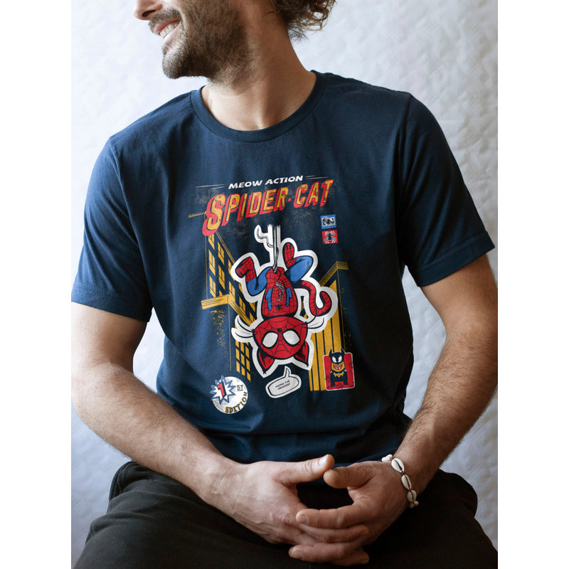 Spider Cat Tshirt, Spider Man Across The Spider Verse Shirt, Spider Verse Team Shirt, Marvel Shirt, Spiderman Shirt, Gifts For Marvel's Fans - 5.jpg
