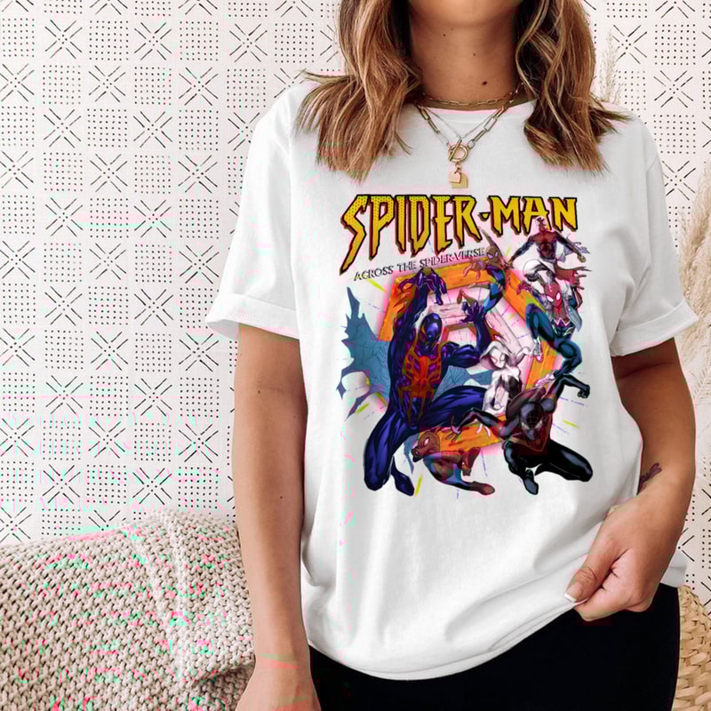 Spider-Man Shirt, Spider Man Across The Spider Verse Youth Tshit, Spider Punk Shirt, Spider Cat Tshirt, Marvel Shirt, Gift For Marvel's Fans - 4.jpg