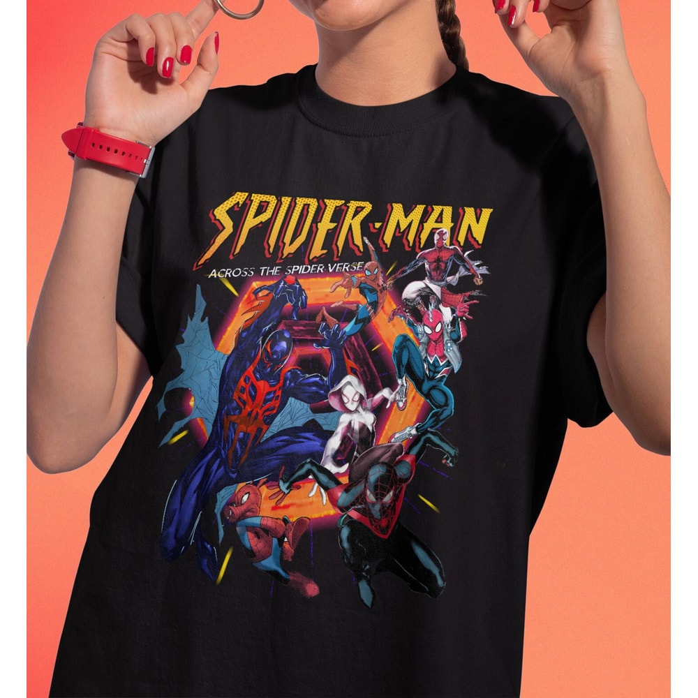 Spider-Man Shirt, Spider Man Across The Spider Verse Youth Tshit, Spider Punk Shirt, Spider Cat Tshirt, Marvel Shirt, Gift For Marvel's Fans - 5.jpg