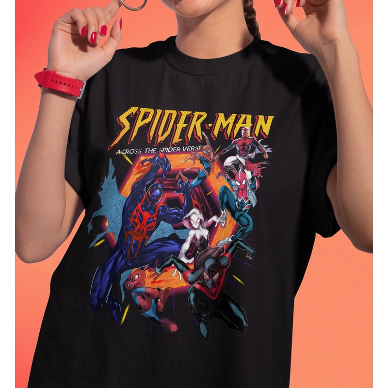 Spider-Man Shirt, Spider Man Across The Spider Verse Youth Tshit, Spider Punk Shirt, Spider Cat Tshirt, Marvel Shirt, Gift For Marvel's Fans - 5.jpg
