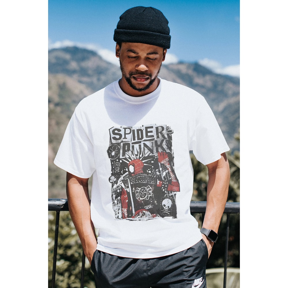 Spider-Punk Shirt, Spider Man Across The Spider Verse Tee, Spider Verse Team Shirt, Spider Cat Tshirt, Marvel Shirt, Gifts For Marvel's Fans - 4.jpg