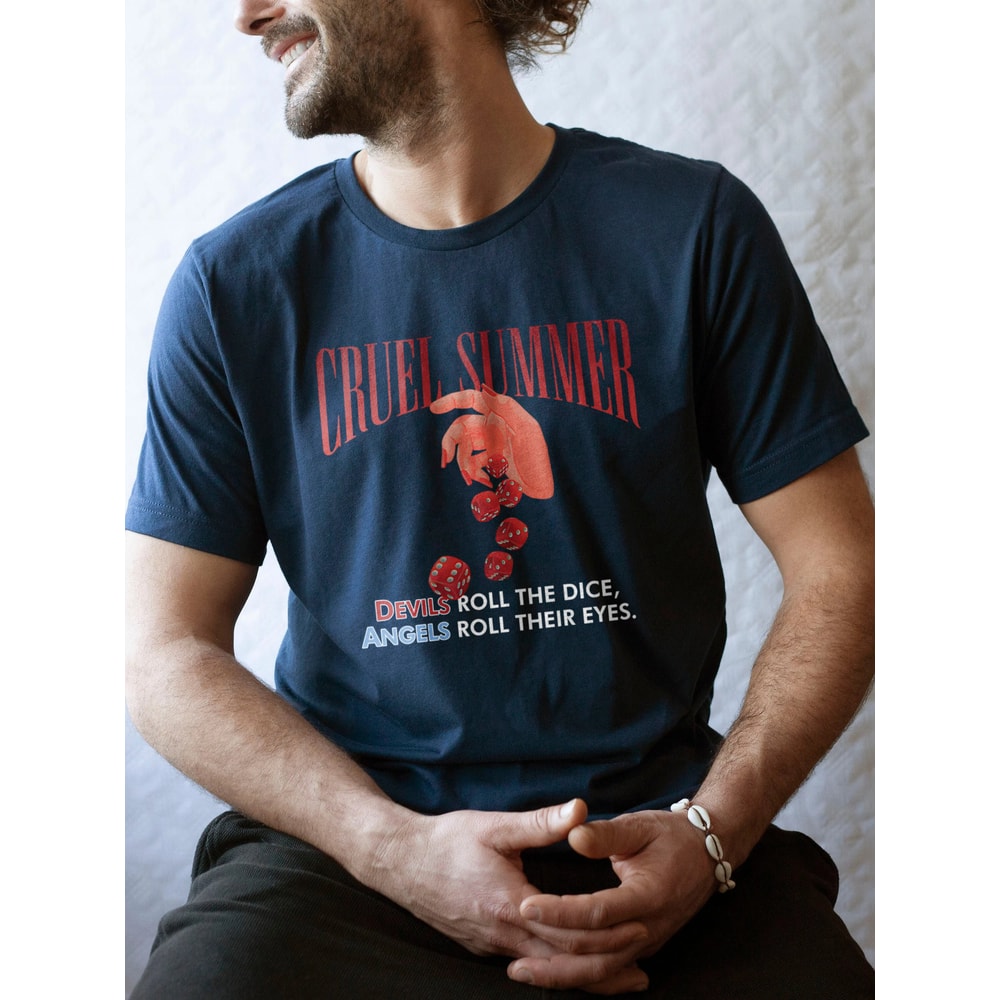 Vintage Cruel Summer Shirt, Cruel Summer Tee, Taylor Lover Album, Music Tour Shirt, Devils roll the dice Angels roll their eyes, ERAS 2023 - 5.jpg