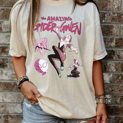 vintage spider-gwen shirt, ghost-spider shirt, spider-man across the spider-verse shirt, spiderman 20999 shirt, spider w