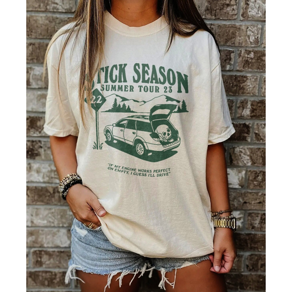 Vintage Stick Season Summer Tour 2023 Tshirt, Sticky Season tour Shirt, The View Between Villages Tshirt, Orange Juice shirt, Folk Pop Music - 1.jpg