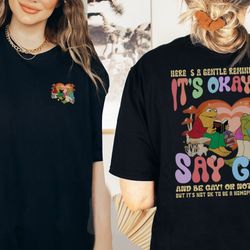 its ok to say gay shirt, say gay shirt, pride rainbow tee lgbtq shirt, pride month shirt, lgbt pride, gifts for lgbt fri