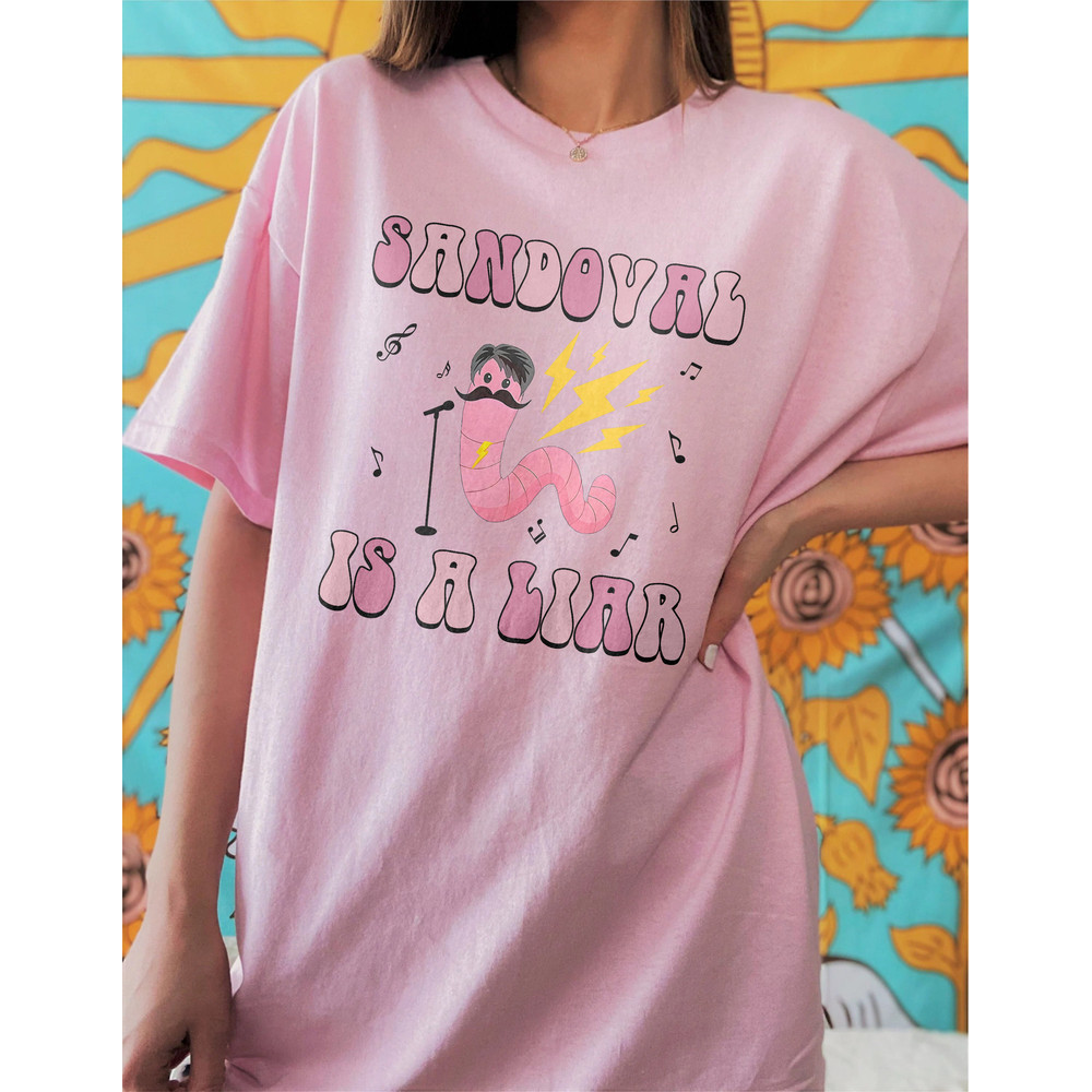 Sandoval's A Liar Shirt, Worm With A Mustache Shirt, Funny Tom Sandoval Shirt, Send It To Darrell, Scumbag Cheater's Lounge, Vanderpump Rule - 2.jpg