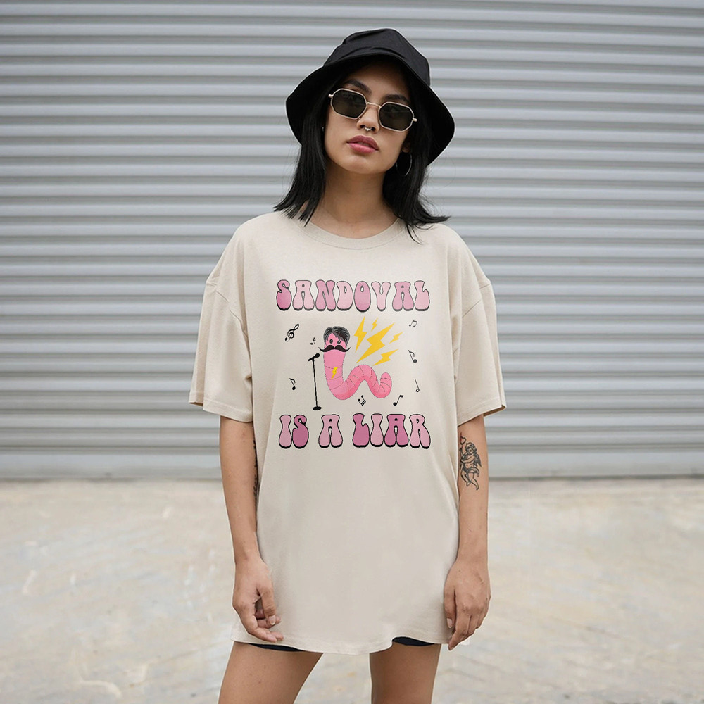 Sandoval's A Liar Shirt, Worm With A Mustache Shirt, Funny Tom Sandoval Shirt, Send It To Darrell, Scumbag Cheater's Lounge, Vanderpump Rule - 3.jpg