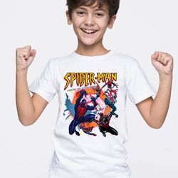 spider-man shirt, spider man across the spider verse youth tshit, spider punk shirt, spider cat tshirt, marvel shirt, gi